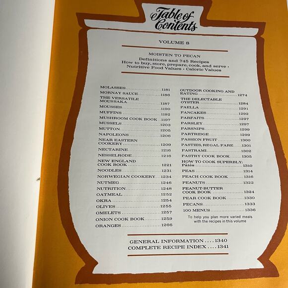 Woman's Day Encyclopedia of Cookery Vol. 8 - Vintage Cook Book 1966 - Picture 6 of 8